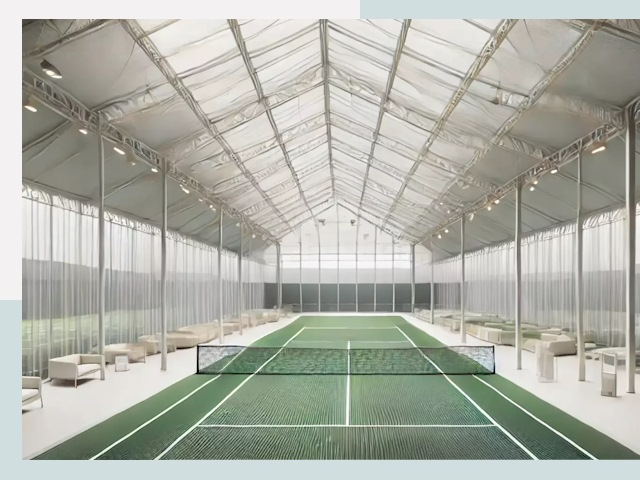 Строительство теннисных кортов в Арсеньеве