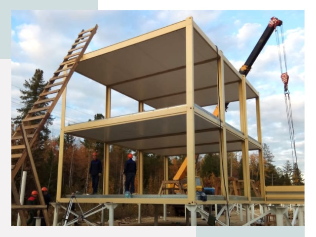 Строительство модульных здания Арсеньев