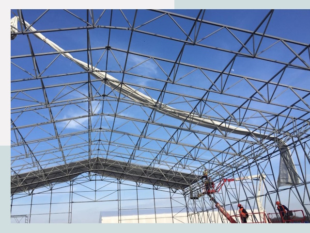 Шатровые ангары от 617 руб. в Арсеньеве и Приморском крае