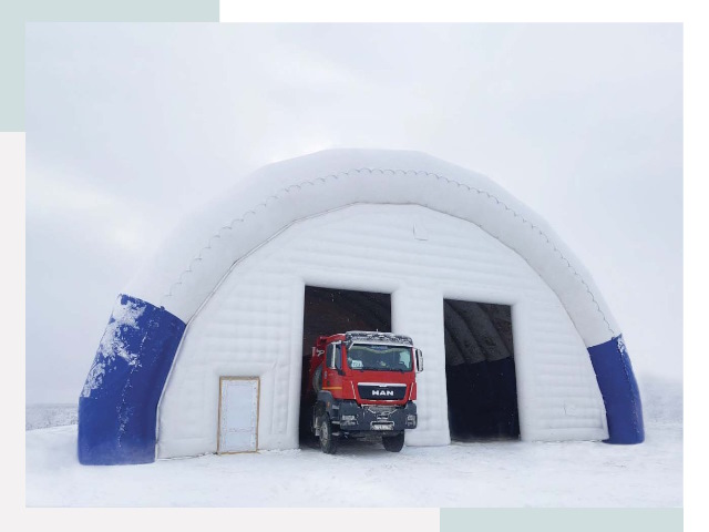 Мобильные ангары в Арсеньеве