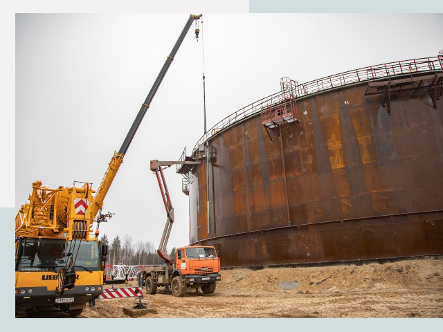 Монтаж резервуаров в Арсеньеве от 617 руб. за м³