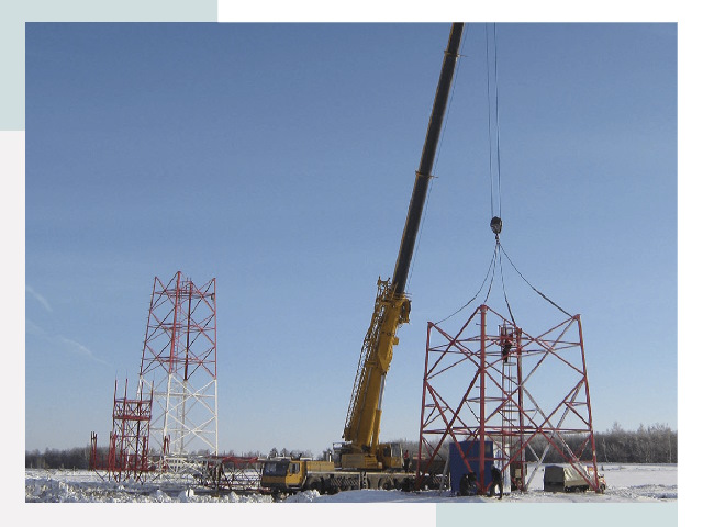 Монтаж вышек связи в Арсеньеве