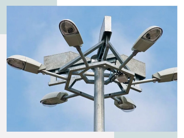 Монтаж осветительных мачт в Арсеньеве