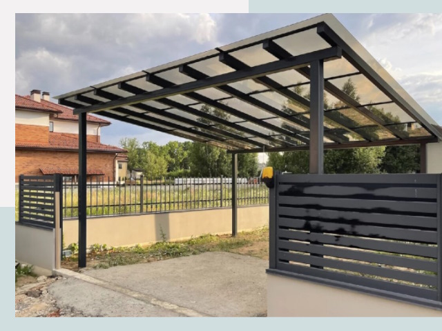 Металлические навесы в Арсеньев от 617 руб. за м²