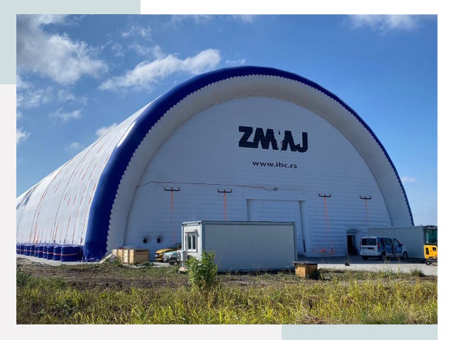 Брендирование ангаров в Арсеньеве