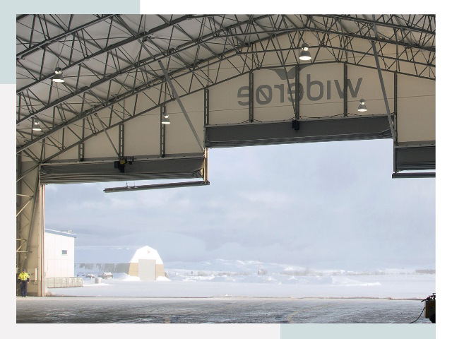 Ворота для ангаров в Арсеньеве