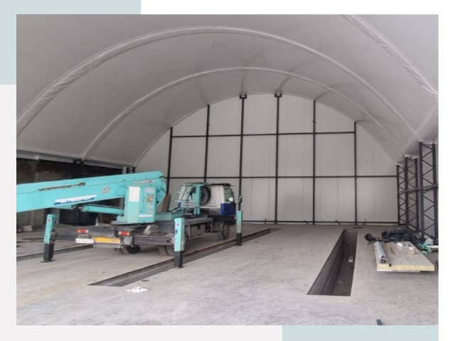 Внутреннее оснащение ангаров в Арсеньеве