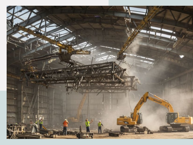 Демонтаж ангаров в Арсеньеве от 617 руб. за м²